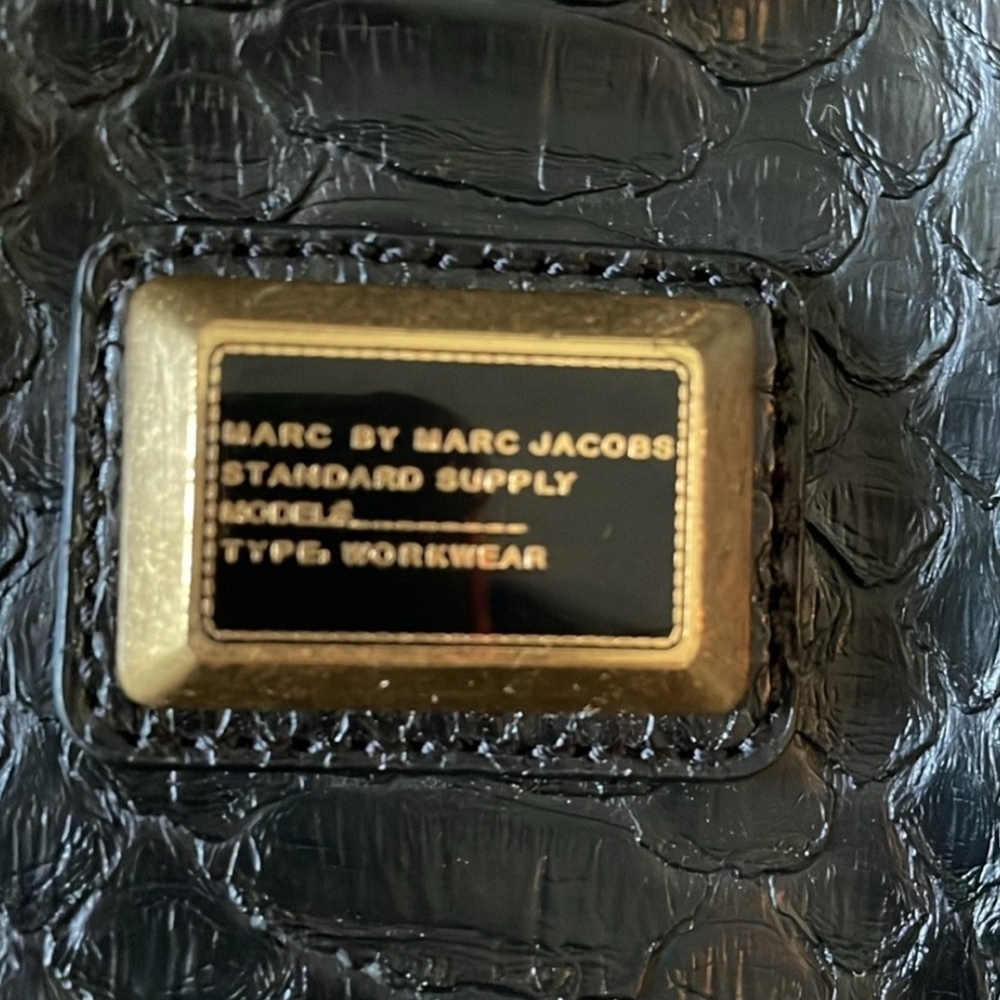 MARC by Marc Jacobs Sneaky Snake Hillier Hobo (Black)  EXCELLENT CONDITION - Picture 4 of 10